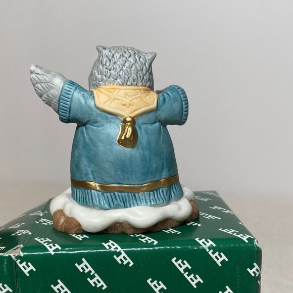 Floyd & Floyd Holiday Hamlet “The Parson” 1993 Owl Figurine In Original Box 1993 - Picture 5 of 11